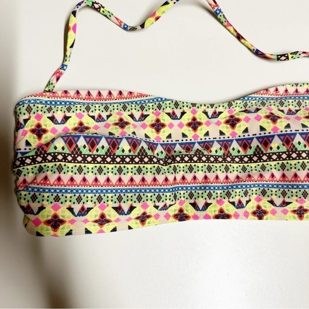 Forever 21 Womens Bikini Bright Neon Top Size Large